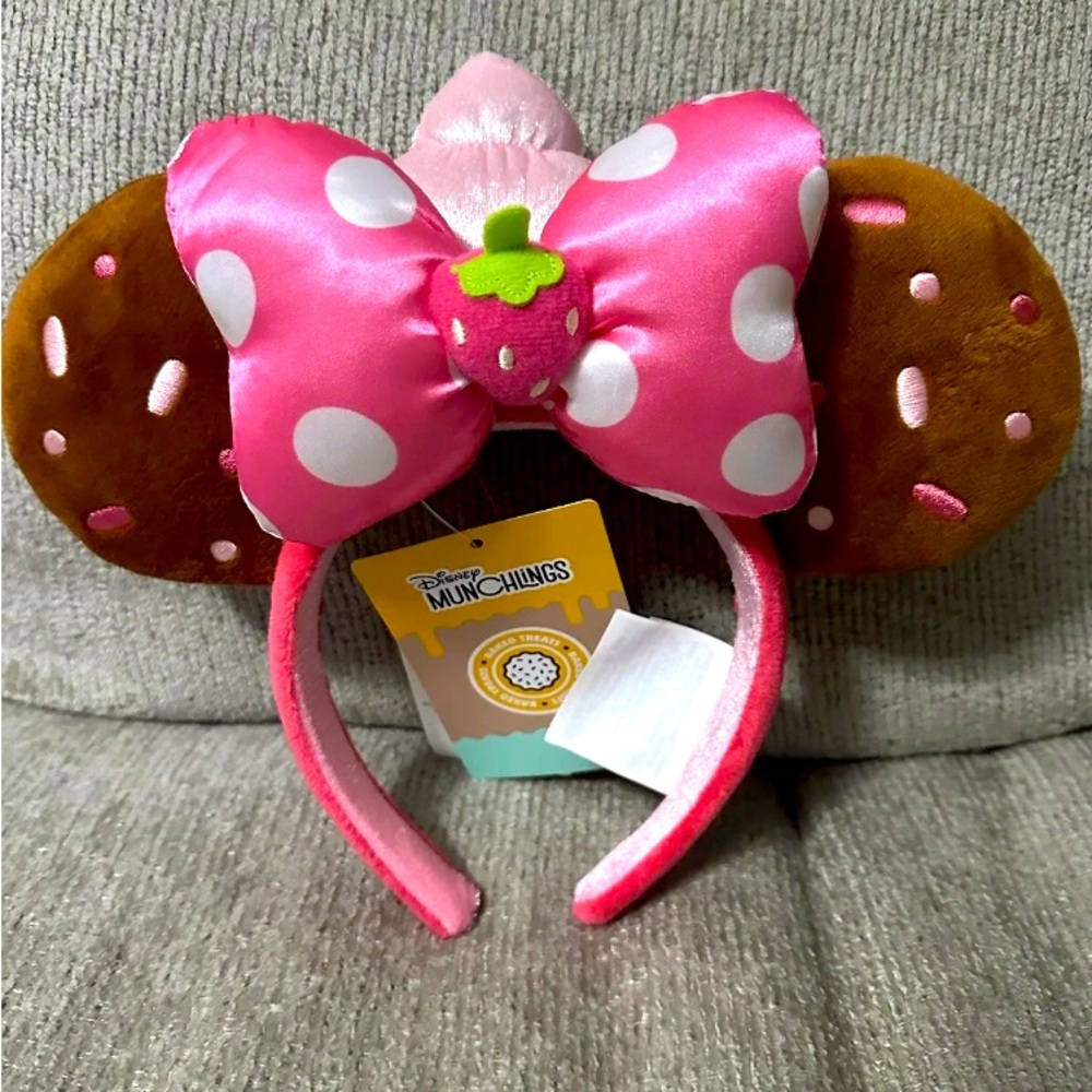 Disney Parks Munchlings Frozen Treats Minnie Mickey Ear Headband NEW